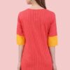 Red Solid Short Kurtis for Women