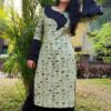 Pickle Green Black Straight Formal Kurtis for Women
