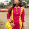 Yellow Printed Ethnic Tops for Women