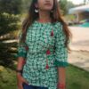 Green Printed Tunic Tops for Women