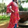 Multicolor Long Frock for Women