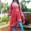 Multicolor Long Frock for Women