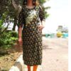Spider Black Printed Straight Formal Kurtis for Women