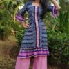 Navy Blue & Pink Casual Kurtis for Women