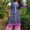 Navy Blue & Pink Casual Kurtis for Women