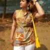 Yellow Printed Ethnic Tops for Women