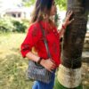 Red Printed Ethnic Tops for Women