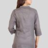 Grey Solid Tunic Tops for Women