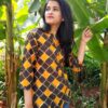 Black Printed Tunic Tops for Women