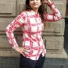 Red Stripes Casual Shirt for Women