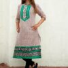 Pearl White Embroidered Casual Kurtis for Women
