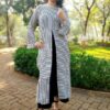 Black & White Stripes Formal Kurtis for Women