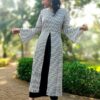 Black & White Stripes Formal Kurtis for Women